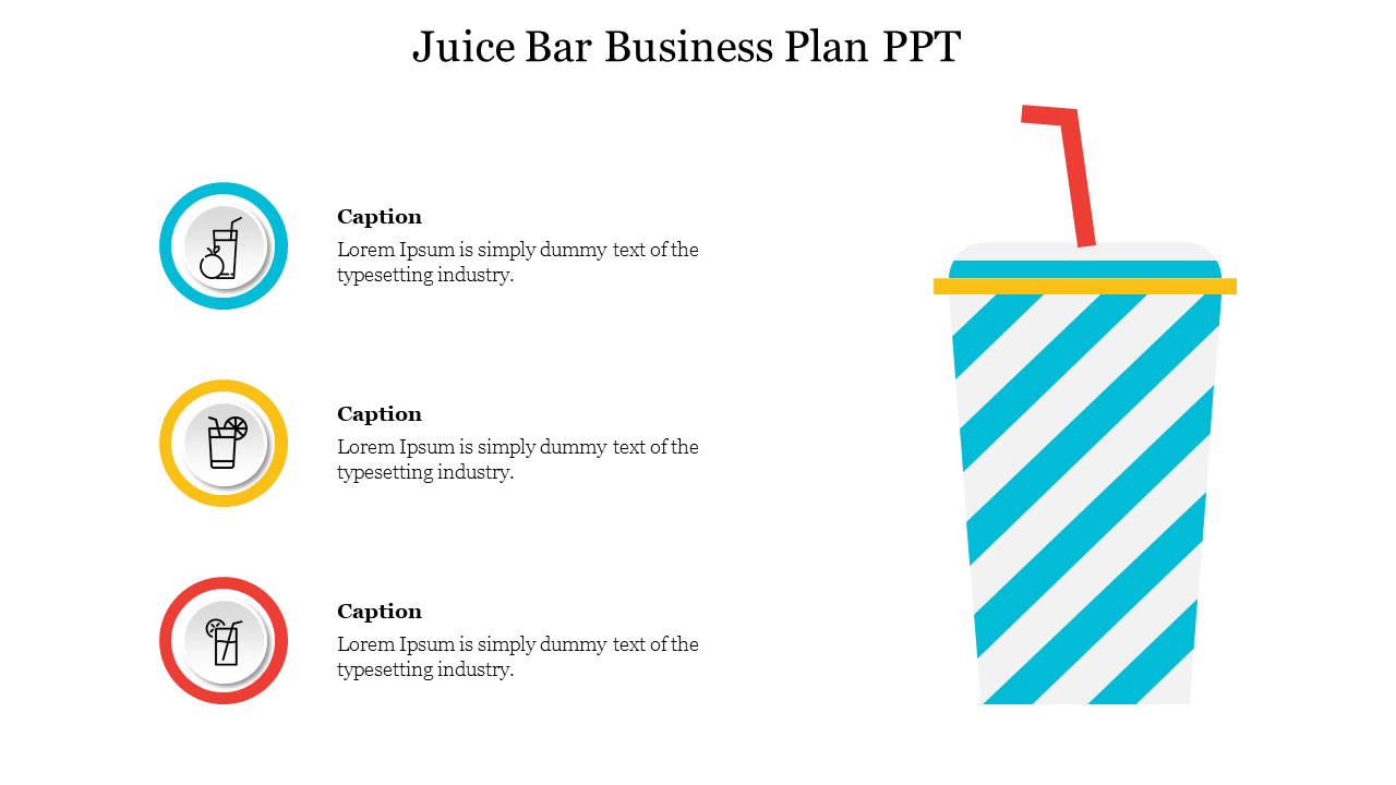 Juice Bar Business Plan PPT